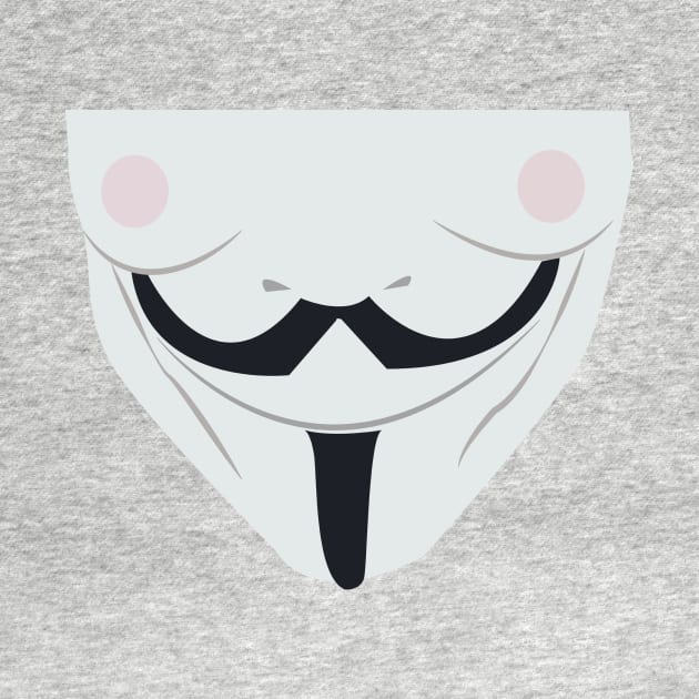 Guy Fawkes Face Mask. V for Vendetta. Anonymous by HeardUWereDead